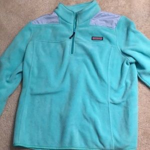 Fleece quarter zip vineyard vines